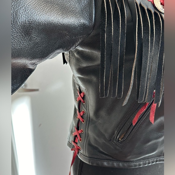 Insane late 70s/early 80s fringe biker jacket. - Picture 5 of 6